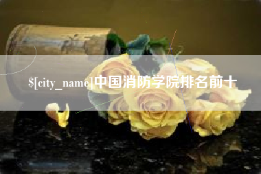 河池中国消防学院排名前十