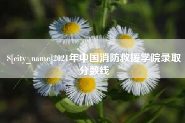 河池2021年中国消防救援学院录取分数线