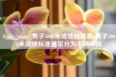 河池男子5000米成绩对照表-男子5000米成绩标准通常分为不同等级