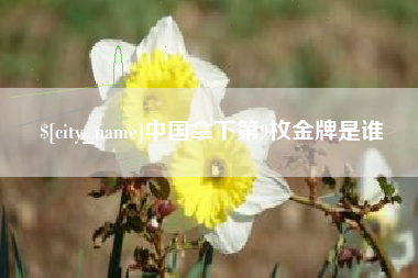 河池中国拿下第9枚金牌是谁