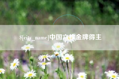 河池中国六枚金牌得主