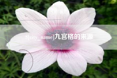 河池九宫格的来源