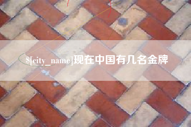 河池现在中国有几名金牌