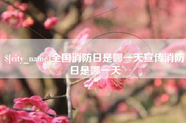 河池全国消防日是哪一天宣传消防日是哪一天
