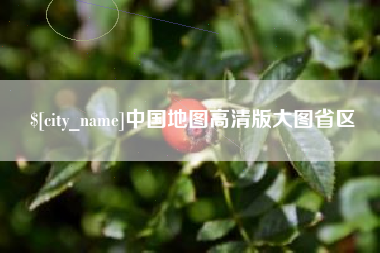 河池中国地图高清版大图省区