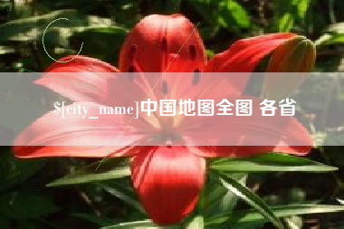 河池中国地图全图 各省