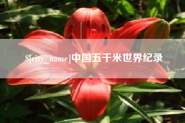 河池中国五千米世界纪录