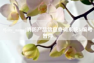 河池消防产品信息查询系统3c编号暂停