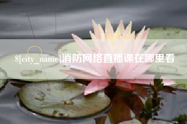 河池消防网络直播课在哪里看
