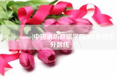 河池中国消防救援学院2021年招生分数线