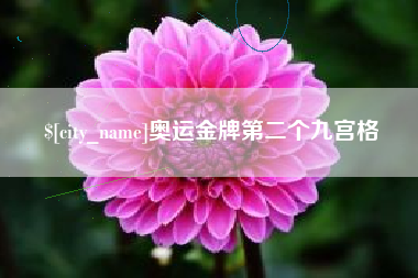 河池奥运金牌第二个九宫格