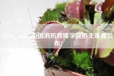 河池中国消防救援学院招生章程公布!
